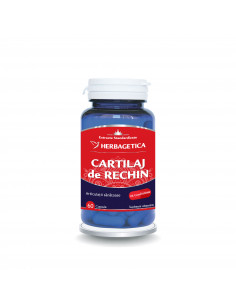 Cartilaj de rechin, 60 capsule, Herbagetica