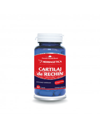 Cartilaj de rechin, 60 capsule, Herbagetica