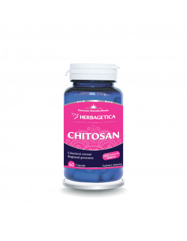 Chitosan, 60 capsule, Herbagetica