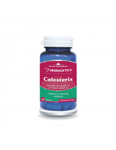 Colesterix, 60 capsule, Herbagetica