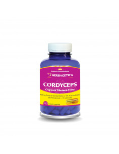 Cordyceps ciuperca tibetana forte, 120 capsule, Herbagetica
