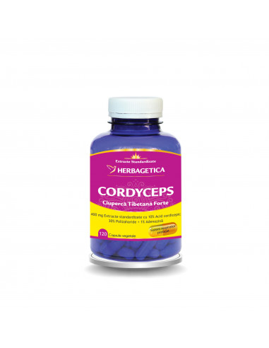 Cordyceps ciuperca tibetana forte, 120 capsule,...