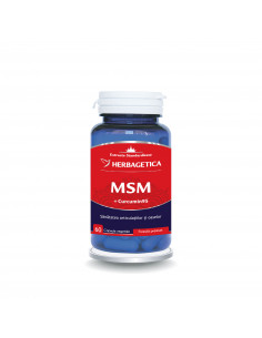 MSM + Curcumin 95, 60 capsule, Herbagetica