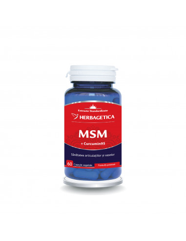 MSM + Curcumin 95, 60 capsule, Herbagetica