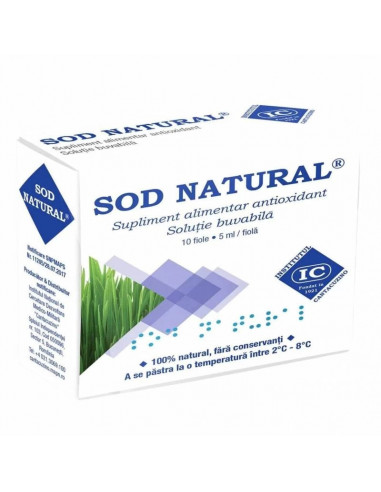 Sod natural 5 ml, 10 fiole