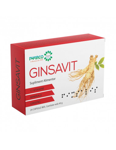 Ginsavit, 24 cps, Pharco