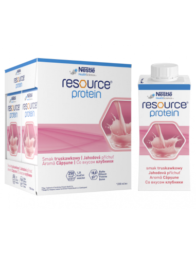 Nestle Resource 2.0 Protein Capsuni, 4 x 200 ml