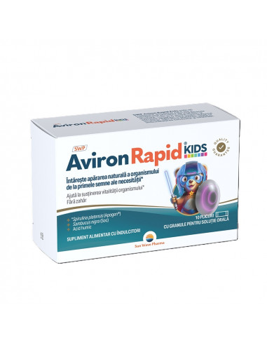 Aviron Rapid Kids, 10 plicuri, Sun Wave Pharma