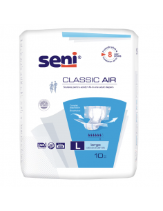 Seni Scutece adulti CLassic Air Large x 10 buc