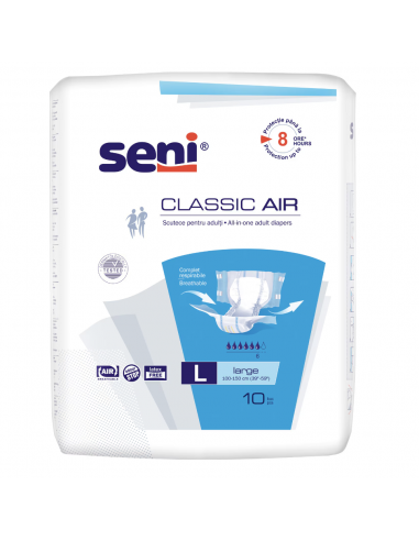 Seni Scutece adulti CLassic Air Large x 10 buc