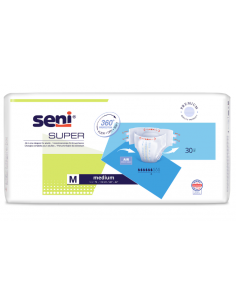 Seni Super scutece adulți M, 30 bucăți, TZMO S. A .