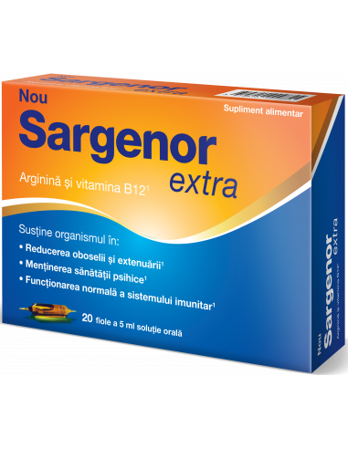 Sargenor extra B12, 20 fiole