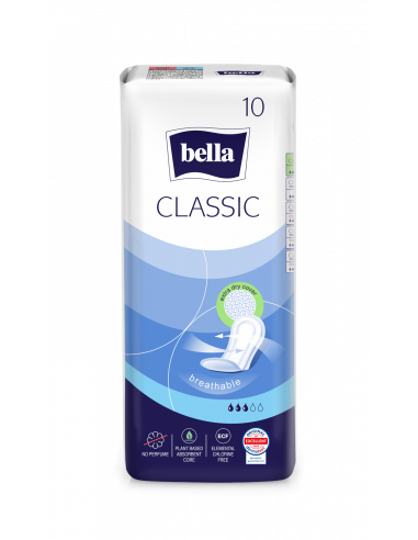 Bella absorbante Classic, 10 bucati