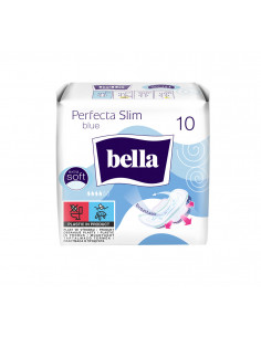 Bella absorbante Perfecta Slim Blue, 10 bucati