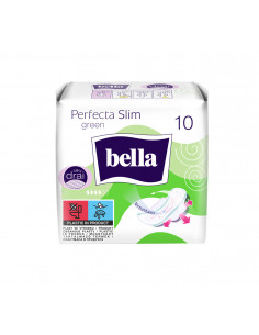 Bella absorbante Perfecta Slim Green, 10 bucati