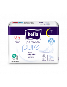 Bella absorbante Perfecta Pure Night, 7 bucati