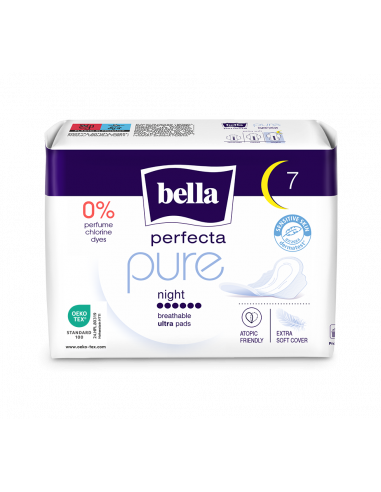 Bella absorbante Perfecta Pure Night, 7 bucati