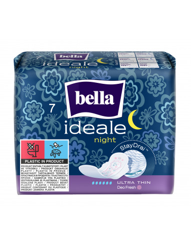 Bella absorbante Ideale StayDrai Night, 7 bucati