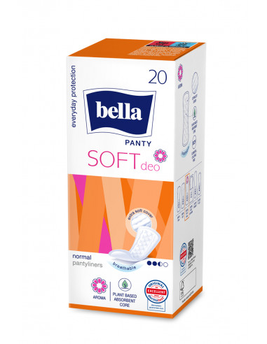 Bella absorbante zilnice Panty Soft Deo, 20 bucati
