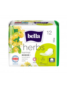 Bella absorbante Herbs Deo Tei, 12 bucati