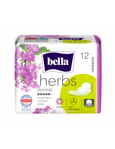 Bella absorbante Herbs Deo Verbina, 12 bucati