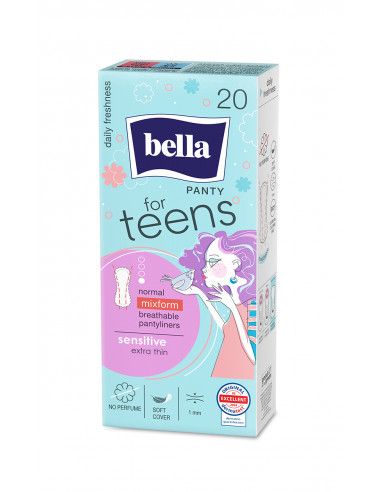 Bella absorbante zilnice Teens Panty Sensitive,...