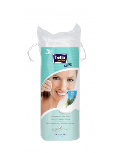 Bella dischete demachiante rotunde Aloe, 70 bucati