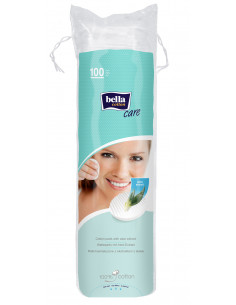 Bella dischete demachiante rotunde Aloe, 100 bucati