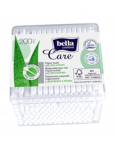 Bella betisoare igienice din hartie Aloe, cutie, 200 bucati