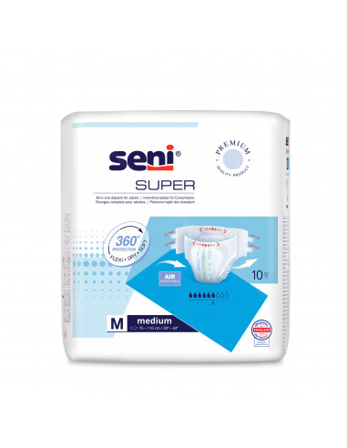 Seni Scutece adulti Super Air Medium pachet, 10...