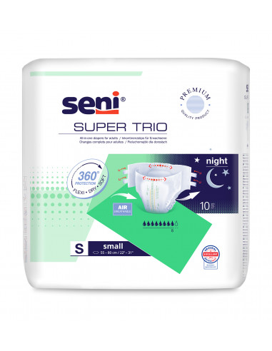 Seni Scutece adulti SUPER TRIO SMALL, 10 bucati