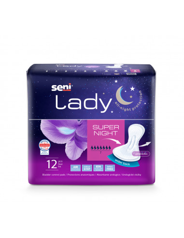 Seni Absorbante Urologice Lady Super Night, 12...