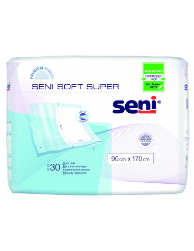 Seni Aleze absorbante Soft Super 90x170, 30 bucati