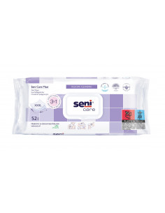 Seni Care Maxi Servetele umede XXXL 25x30 cm, 52 bucati