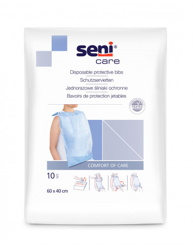 Seni Care Baveta cu buzunar 10 bucati