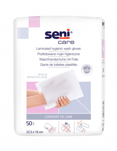 Seni Care Manusi laminate, 50 bucati