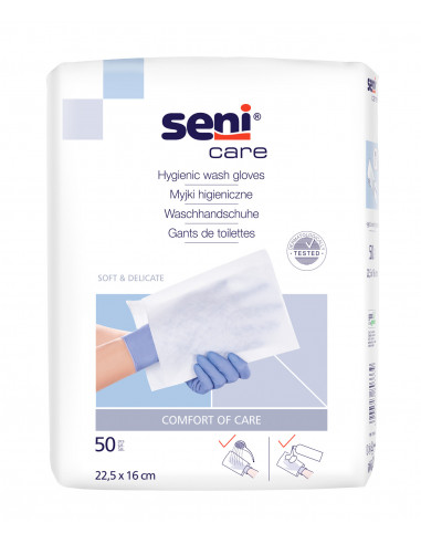 Seni Care Manusi nelaminate, 50 bucati