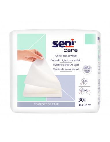 Seni Care Lavete 36 x 32 cm, 30 bucati
