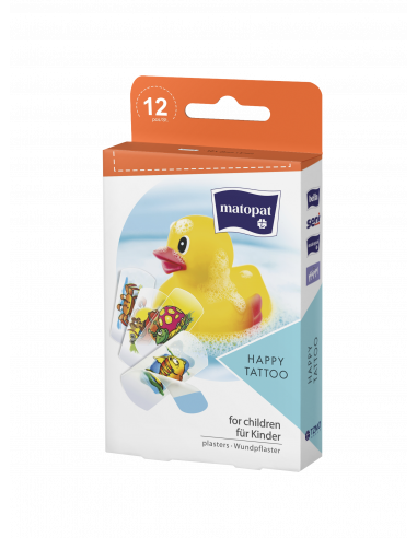 Plasturi Matopat Happy Tatoo, 12 bucati