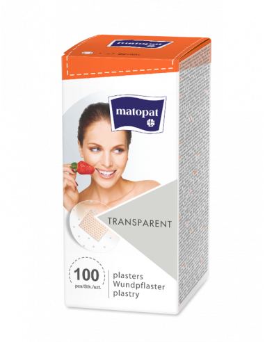 Plasturi Matopat Qwikstrip Transparent 22 mm,...