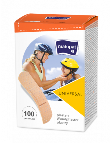 Plasturi Matopat Universal 19x76 mm, 100 bucati