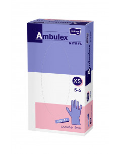 Manusi examinare nitril nepudrate Ambulex PPE Extra Small...