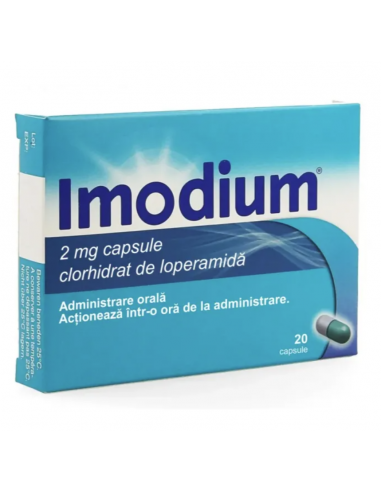 Imodium 2 mg, 20 capsule