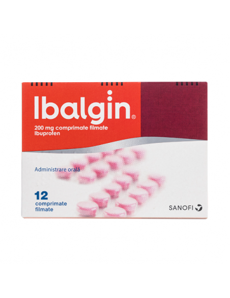 Ibalgin 200mg x12cpr filmate, Sanofi Romania S.R.L. - Romania