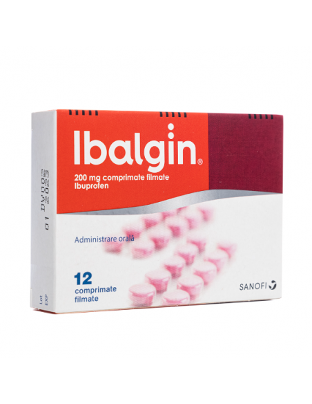 Ibalgin 200mg x12cpr filmate, Sanofi Romania S.R.L. - Romania