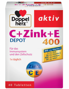 Aktiv Vit.C  Zn vit.E depot x 40 tb