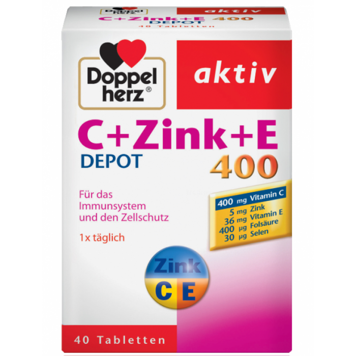Aktiv Vit.C  Zn vit.E depot x 40 tb