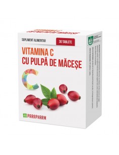 Vitamina Cpulpa macese 30 cps