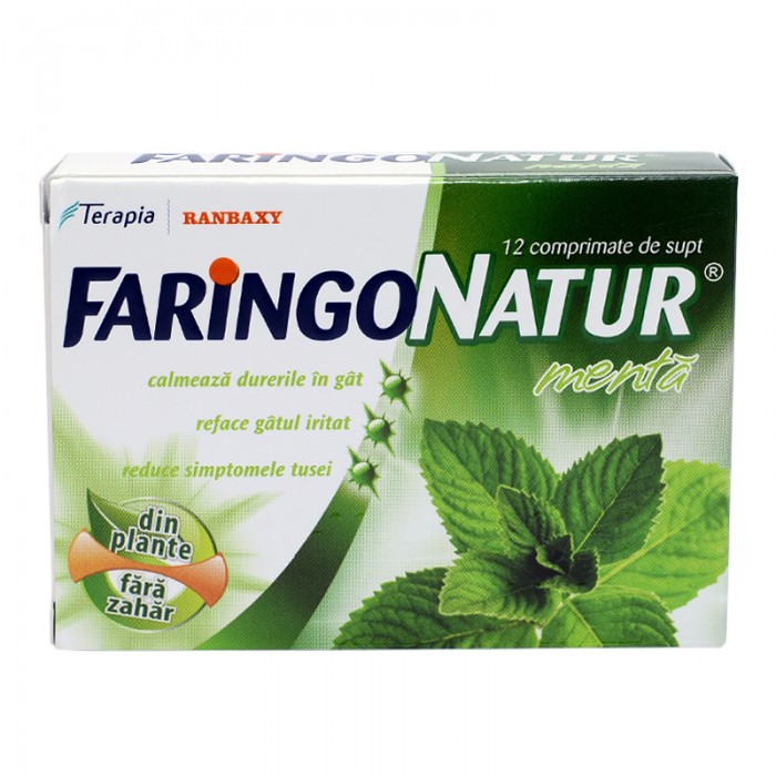 FaringoNatur menta x 12cp.supt