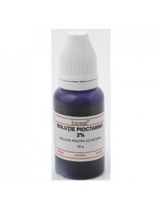 Pioctanina 2%, solutie pentru uz extern, 20 grame, Bioeel